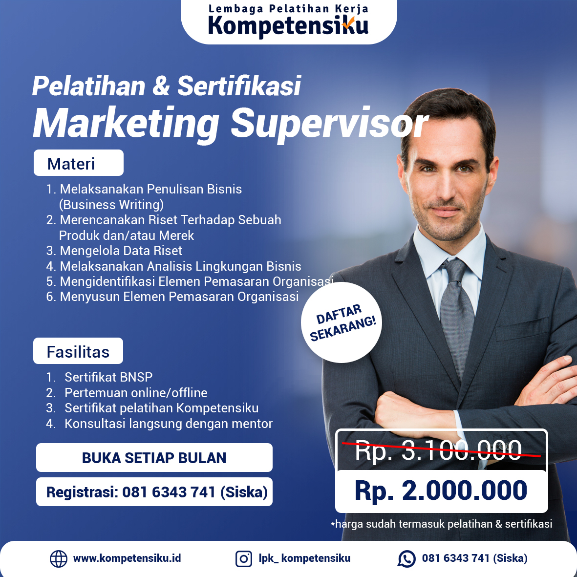 Gambar Pelatihan Marketing Supervisor