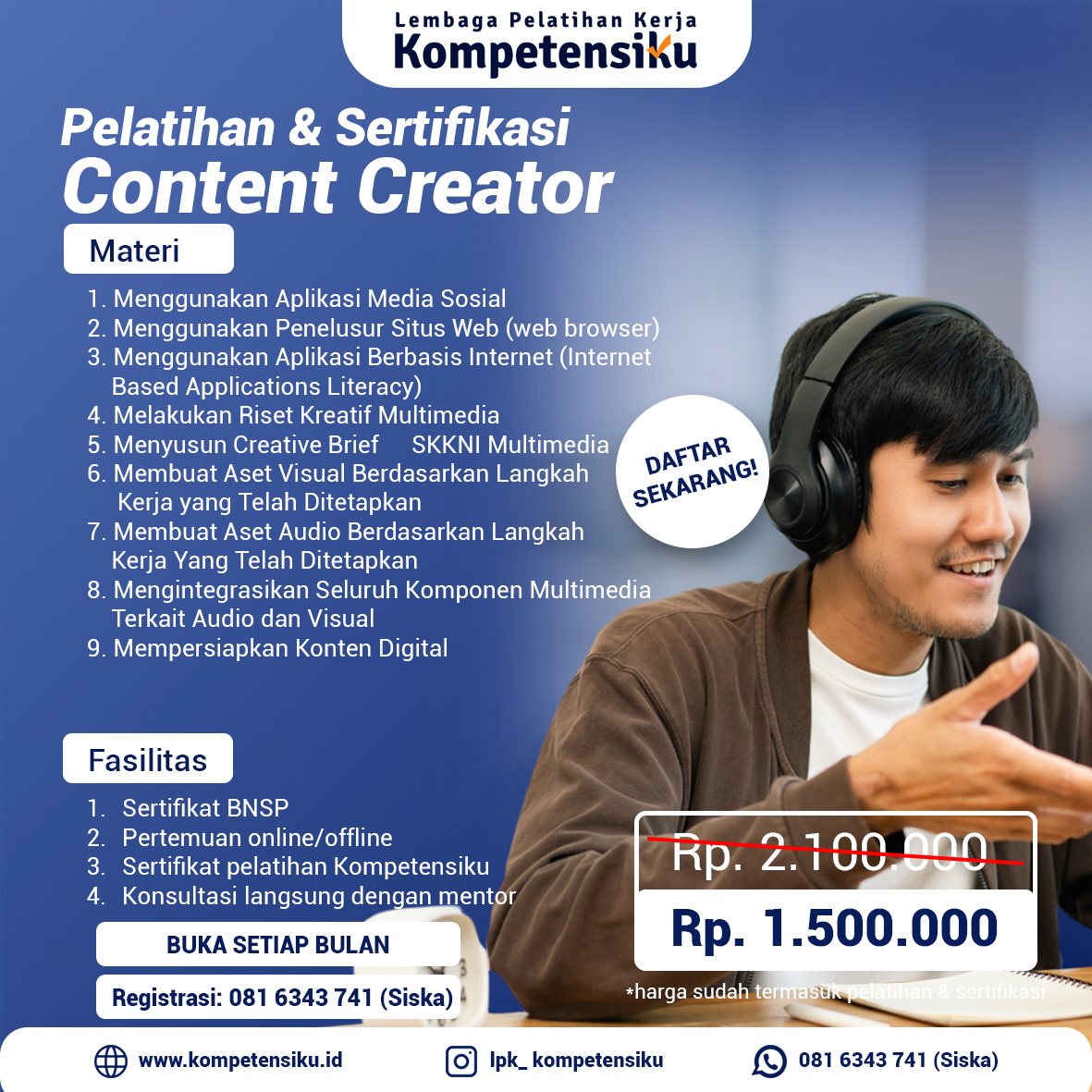 Gambar Pelatihan Content Creator