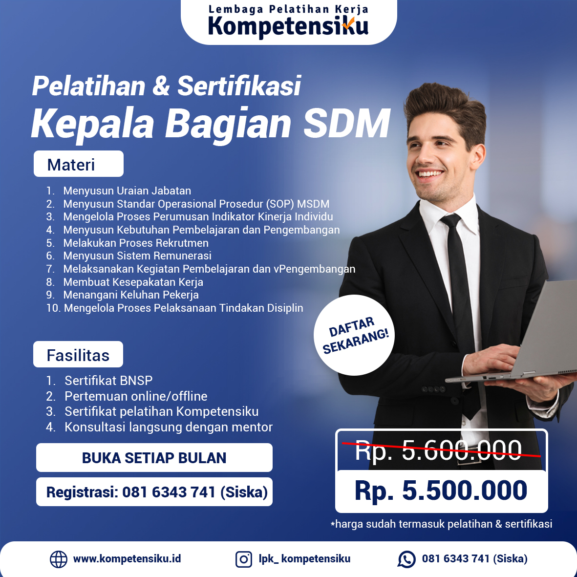 Gambar Pelatihan Batch 7 Kepala Bagian SDM